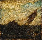 Albert Pinkham Ryder The Waste of Waters is Their Field oil on canvas